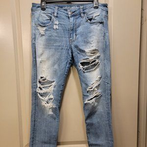 American Eagle Outfitters Distressed Denim Jean